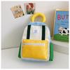 Cute Fashionable Child-friendly Pink Yellow Blue School Bag With Animal Prints