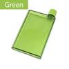 Creative Simple A6 Paper Cup Handy Portable Plastic Water Square Water Bottle Cup Leisure Sports Flat Kettle Wholesale Bottle