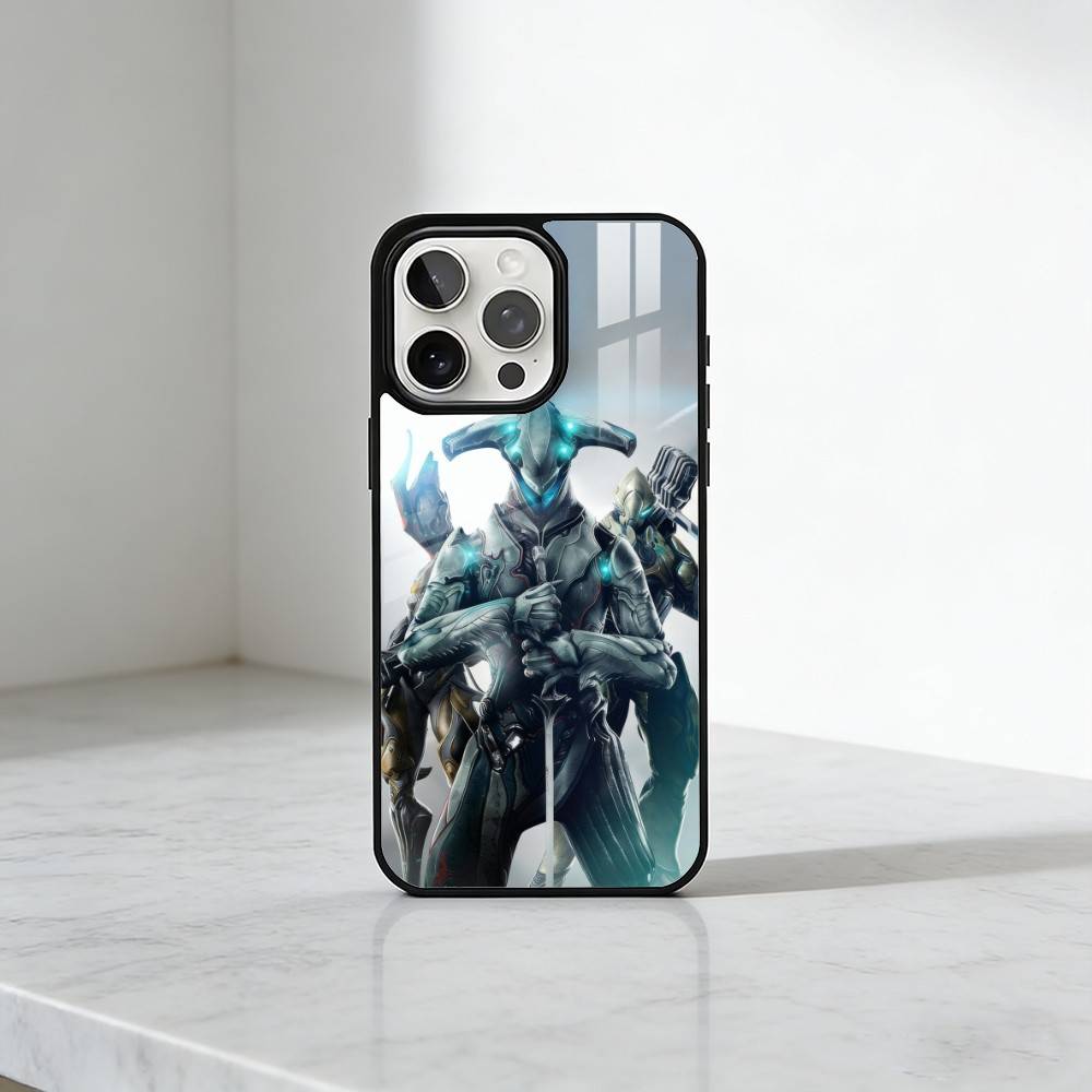 Cool Mecha Warframe Game Printing Phone Case For iPhone17,16,15,14,13 Plus,Pro Max Magnetic For Magsafe Wireless Charging