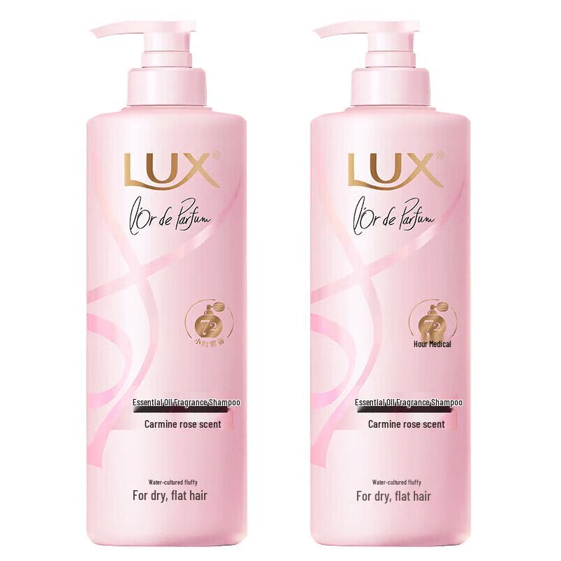 Lux Red Rose Scent Essential Oil Fragrance Shampoo (2 x 470g)