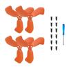 High Strength ABS Drones Propellers Aerodynamically Optimized Replacement Wing Simple Installs Designs for Drones