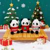 Pelúcia de Panda de Natal: Enfeite e Presente Fofo para Decoração de Árvore