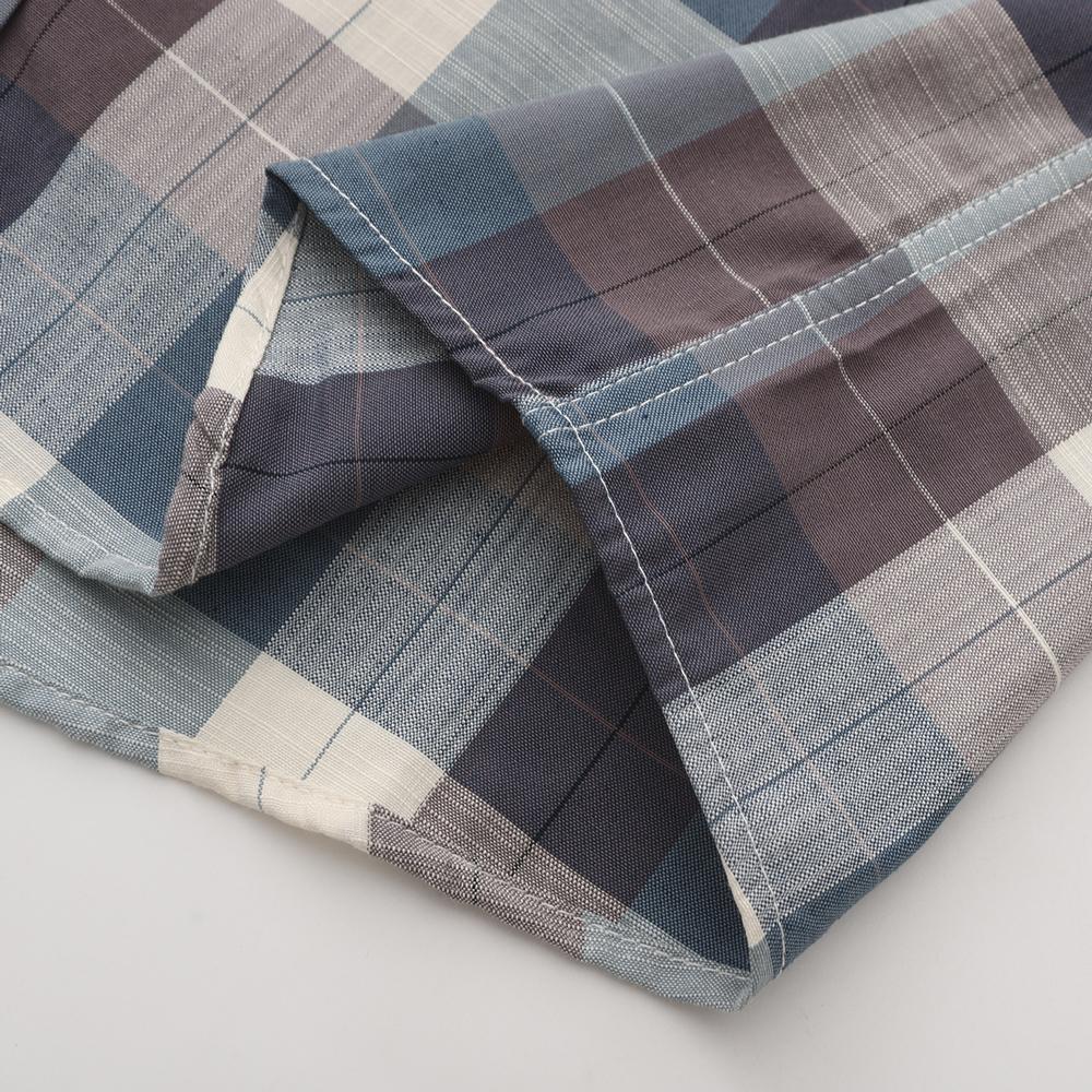 Klasyczne koszule z długim rękawem w kratę - Regularny krój, Zapinane na guziki, Wygodna 100% bawełna, Idealne na co dzień, Zaprojektowane dla mężczyzn