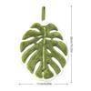 Leaf-shaped plant pattern towel - Portable coral fleece absorbent towel | For kitchen, bath and toilet - Absorbent and quick drying, versatile for