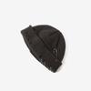 Nuovo Cappello Lavorato a Maglia Moda Punk Hip Hop Berretti per Uomo Donna Anello Metallico Senza Visiera Cappello Melone Invernale Caldo Uncinetto Berretto Gorras
