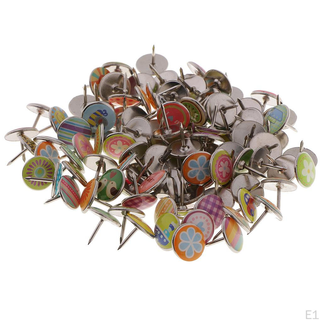 50 Pieces Creative Fashion Push Pins Decorative Drawing And for The Wall