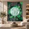Decorative Tapestry,Celtic FC Printed Wall Art, Lightweight Wall Hanging For Bedroom Background