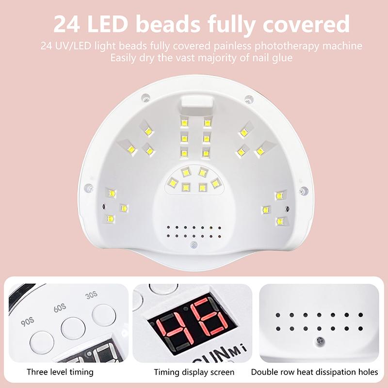 Professional Nail Lamp Led Manicure Uv Lamp Nail Dryer For Uv Gel Led Gel Nail Machine Infrared Sensor