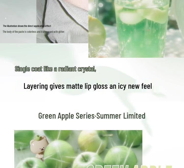 LEEMEMBER Laimeng Water Essence Lip Gloss Matte Chocolate Jelly Lipstick.