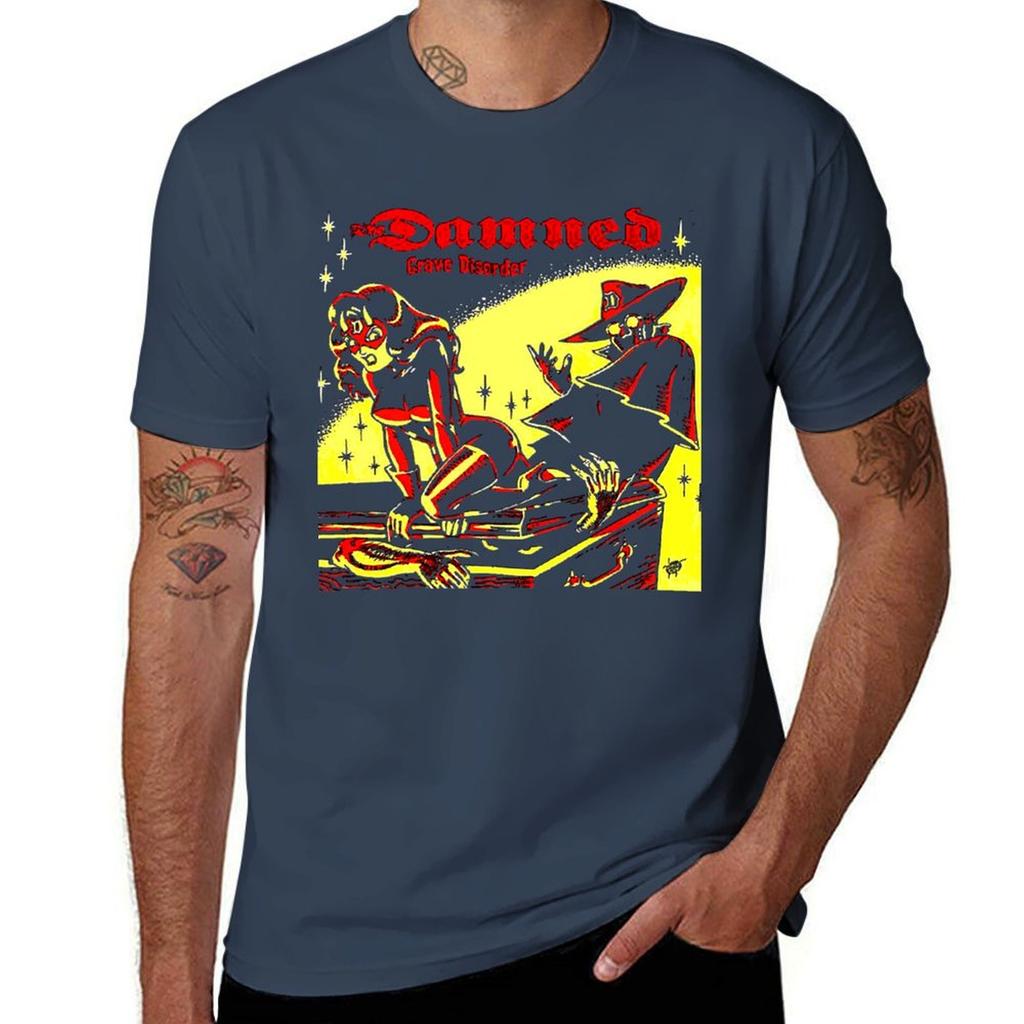 Retro The Damned Grave Disorder Hard Metal Tshirt Work Wear Breathable Tee Tshirt