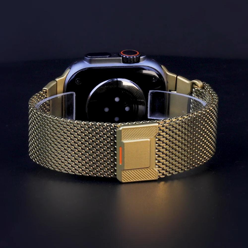 Mailänder Schleife für Apple Watch Ultra 2 Armband 46mm 40mm 44mm 45mm 49mm 42mm 38mm 41mm Armband iWatch Serie 10 SE 9 8 7 6 3 Armband