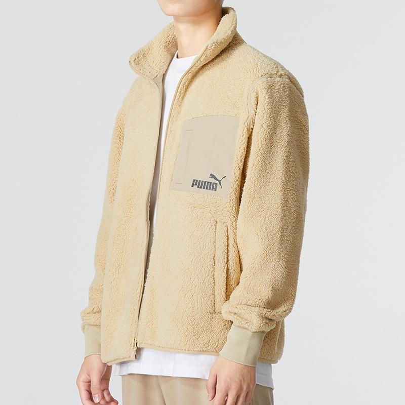 Puma Relaxed Sherpa Jacket 'Brown' Unisex 673645-12