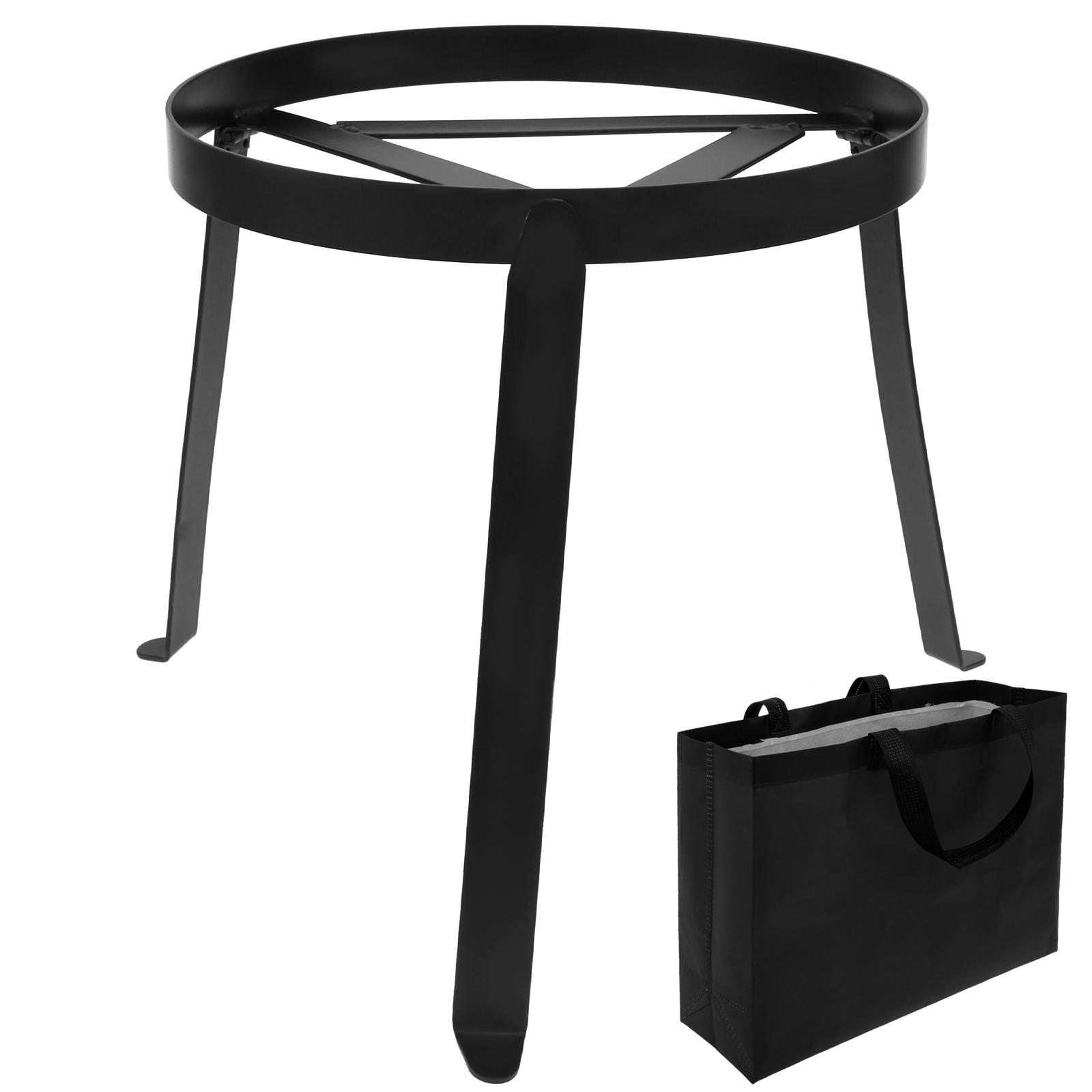 

Тренога для костра для приготовления пищи, Подставка для костровой чаши для улицы, Портативная чугунная открытая тренога для кемпинга, Посуда, Оборудование для приготовления пищи в кемпинге белый