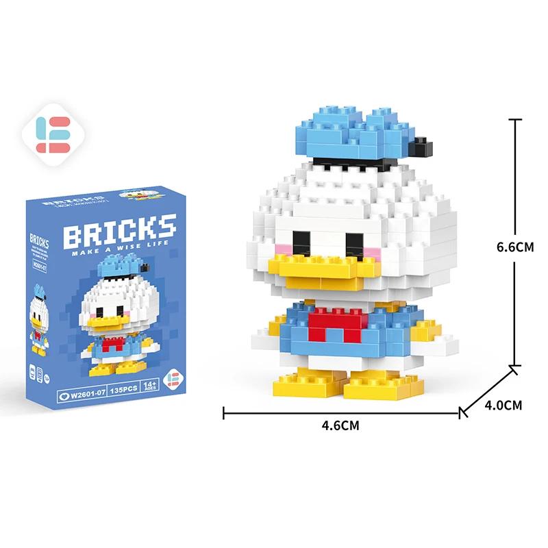 Stitch Building Blocks Anime Kawaii Cartoon mini Action Children's Figures Blocks Bricks Assemble DIY Toys Gift for Kids