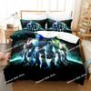 Metroid Prime Corruption Bedding Set Printed Bed Set Duvet Cover Sheet Pillowcase Bed Soft Quilt Cover Full Queen King Size