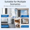 No Installation Window Exhaust Fan WiFi Remote Ventilator Fan Ventilation Fan for US Kitchen