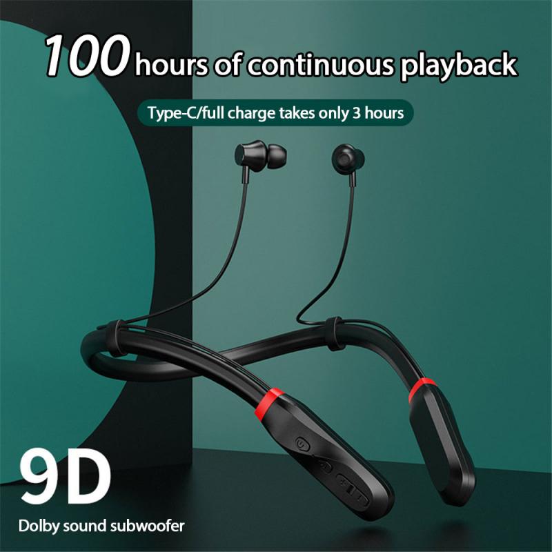 Wireless Neck-mounted Bluetooth Headset 