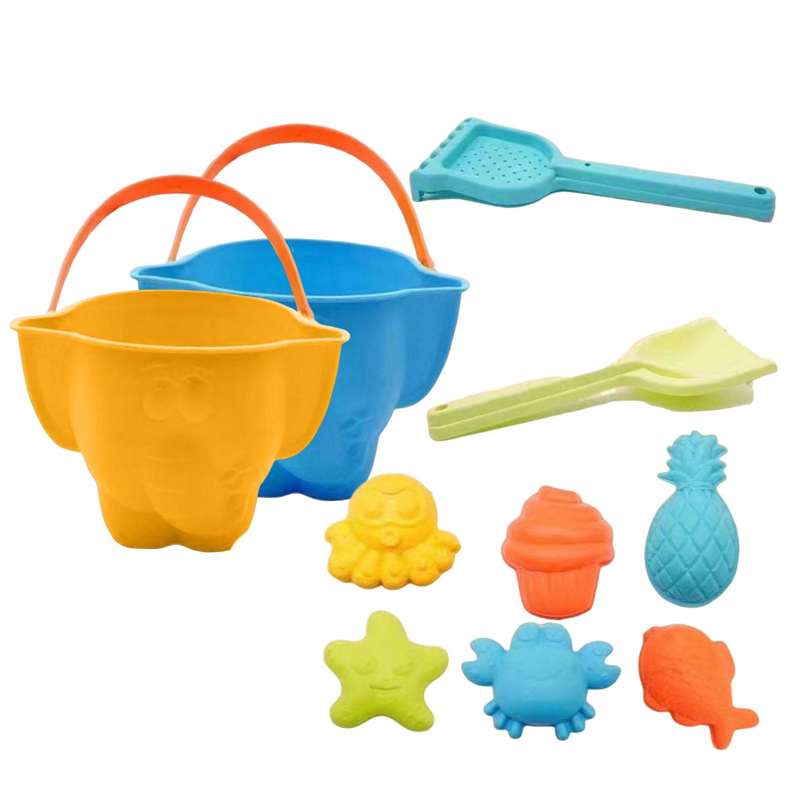 

Sandbox for Toddlers 1-3 Beach Toys For Toddlers 1 3 Sand Toys For Toddlers 1 3 Baby Bucket Rake Shovel Set Pool Stuff for Teens розовый