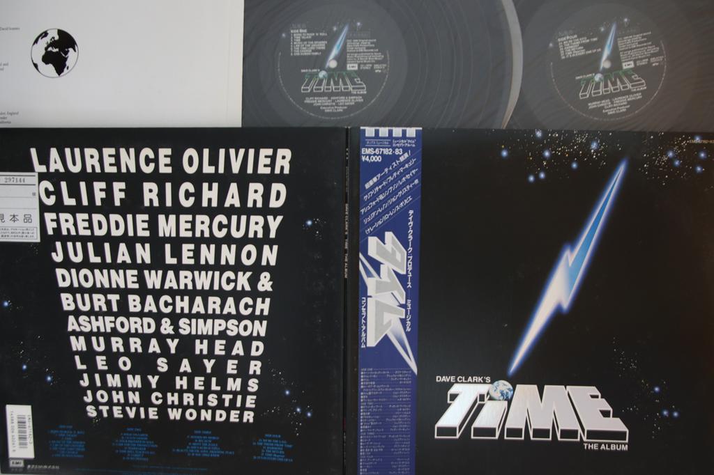 LP Record DAVE CLARK - Time (The Album) EMS67182PROMO EMI 1986 Japan Obi Rock Used