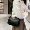 Fashion Ladies Hobos Underarm Bag Simple Women Shoulder Crossbody Bags Female Girls Small Handbags with Purse