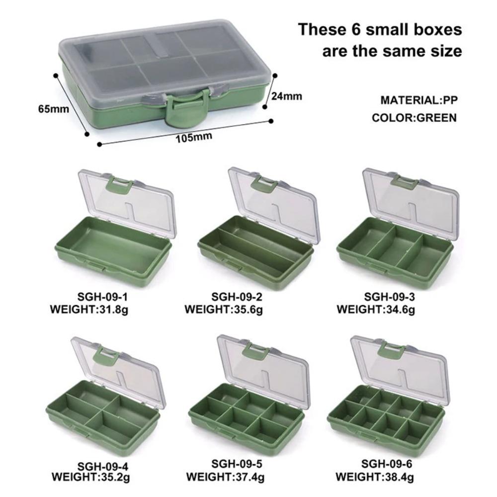 Compartments Fishing Tackle Boxes Bait Outdoor Lure Hook Accessories Box Storage Multi Functional Organization Boxes