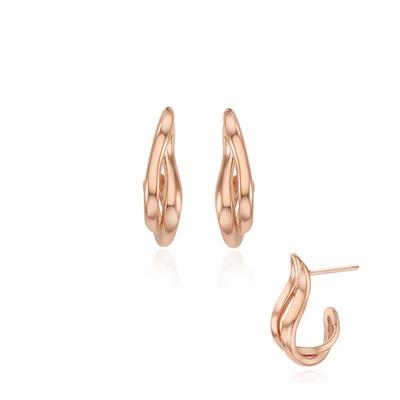 Silver Earrings Sc1579