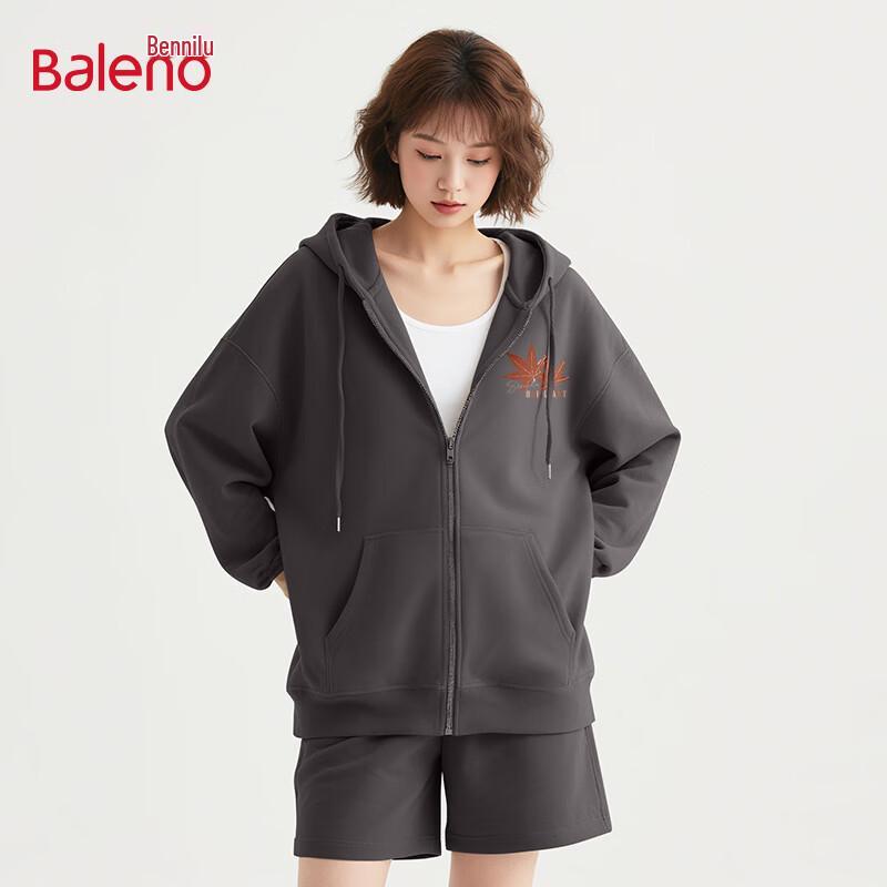 Baleno Women's American Retro Zip-Up Hoodie