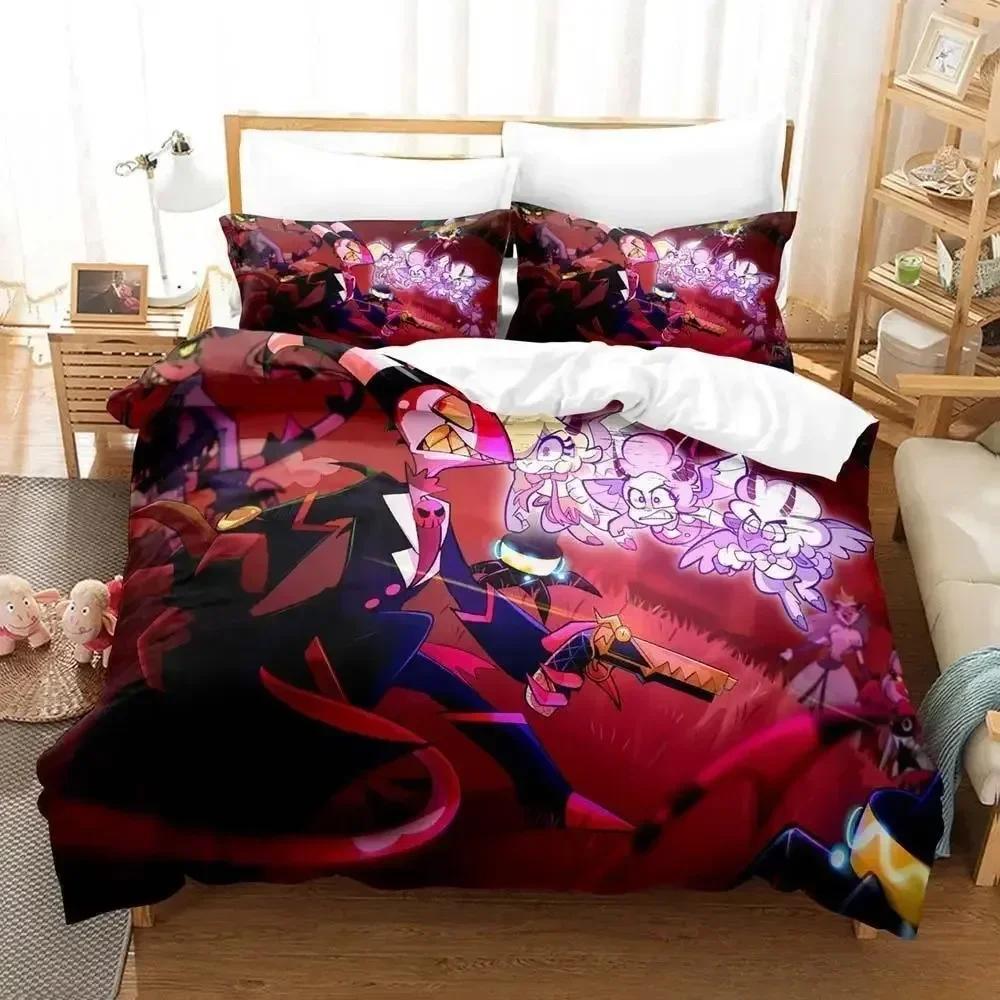 Loona Boss Bedding Set Single Twin Full Queen King Size Bed Set Adult Kid Bedroom Duvet Cover Sets 3D Anime Parure De Lit Bed