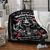 1Pc Motorhead 40Th Anniversary Blanket Soft And Comfortable Casual Warm Camping Travel Christmas Halloween Xmas Gift Em92826