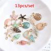 New Jewelry Decoration Craft Making Sea Shell Handmade Accessories Ocean Pendants Conch Charms