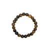 Tiger-eye Stone Mosaic Beaded Bracelet for Women, Suitable for Autumn and Winter, A Unique and Vintage Style Accessory.
