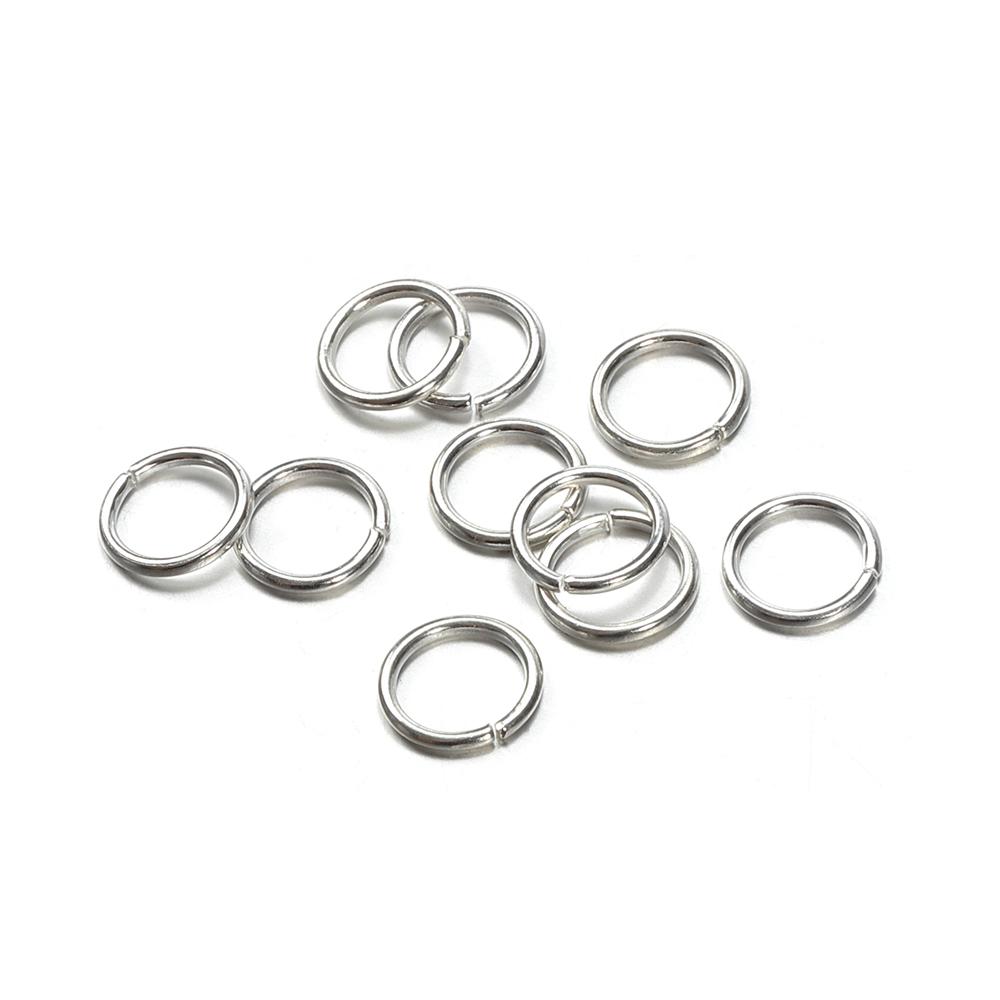 400pcs/lot Wholesale Jump Rings Gold Color Open Rings 4-10mm Split Ring Connectors for Jewelry Making DIY Findings Components