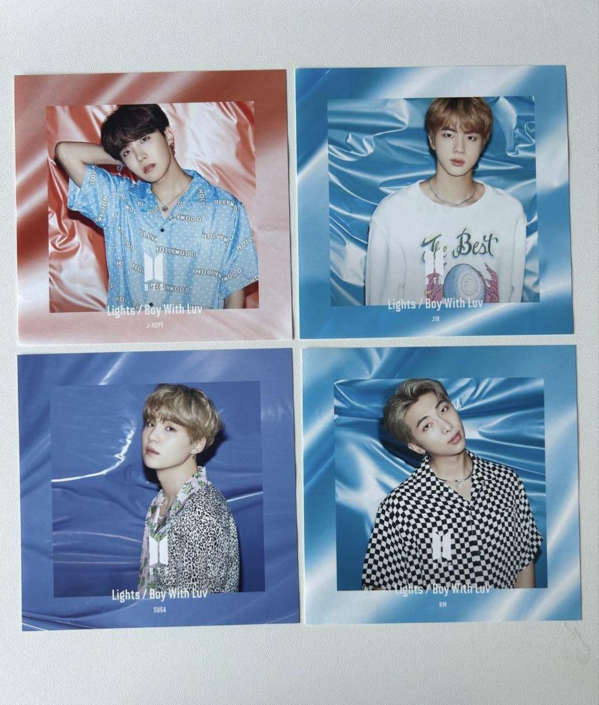 [USED] BTS Lights Boy With Luv First Press Limited Edition (with DVD) FC Limited Edition