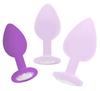 Diamond Regular Plug – 6.5 X 2.8 Cm Purple - Ouch! - Anal Jewelry