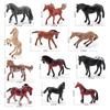 Realistic World Horse Model Set Static Miniatures Of Keat Marshal Morgan And Freis