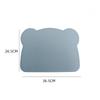 Silicone meal mat children's thick insulation and anti slip mat hotel home silicone cup mat Western style mat