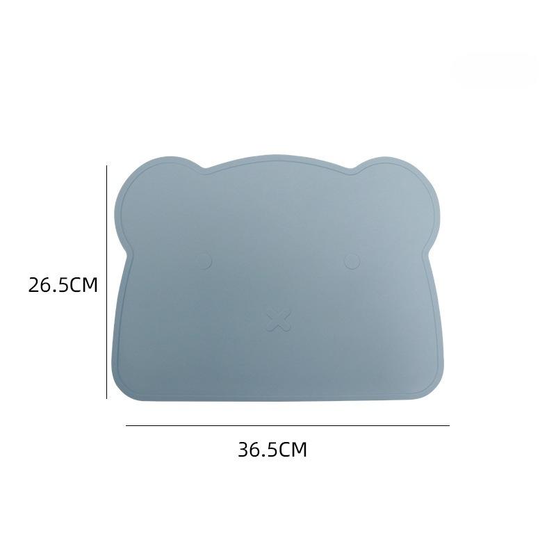 Silicone meal mat children's thick insulation and anti slip mat hotel home silicone cup mat Western style mat