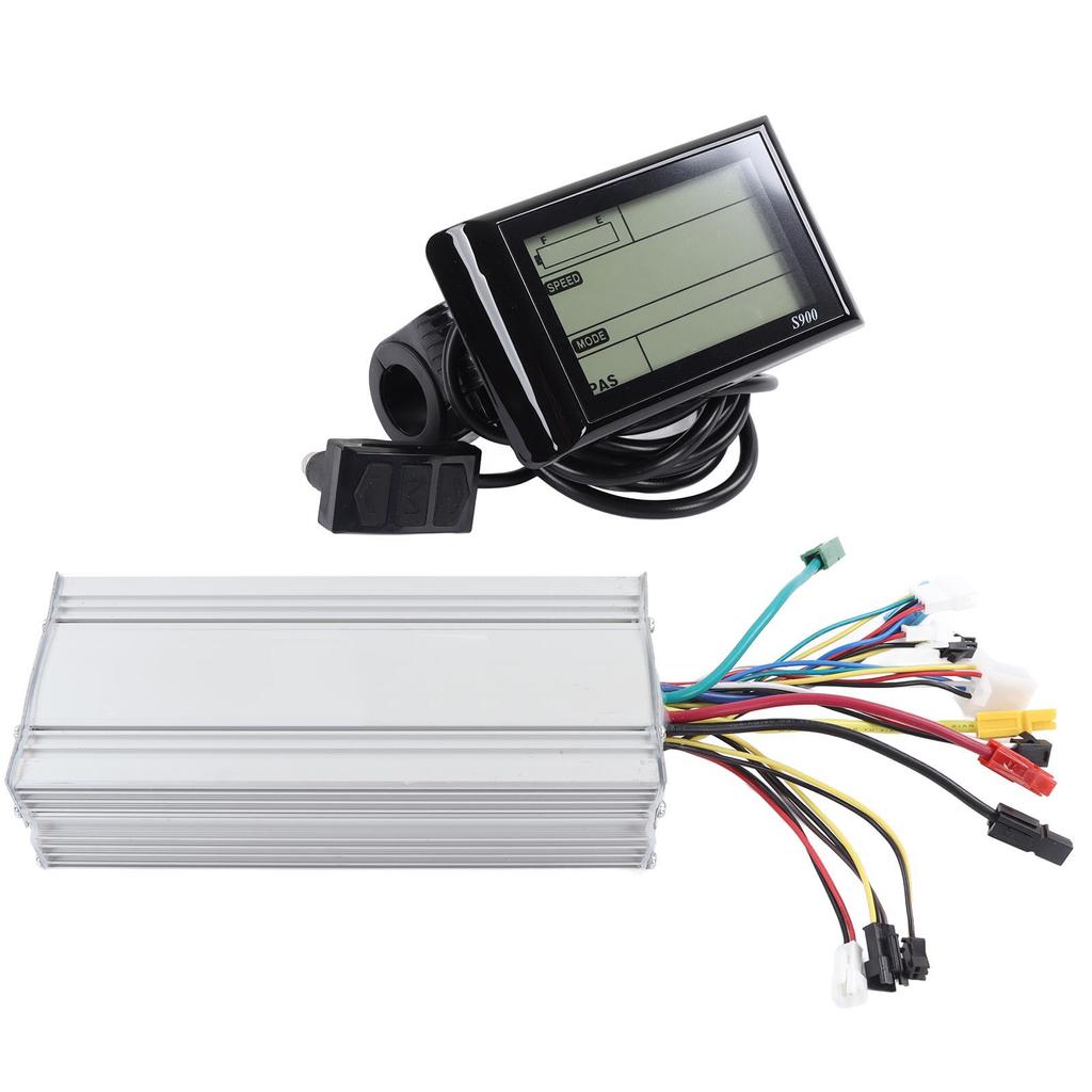 35A Electric Bicycle Conversion Kit for Anderson Plug Controller S900 Panel Brake Handle and Thumb Throttle for Upgrade