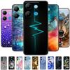 For Infinix Smart 7 Case Luxury Silicone TPU Soft Phone Black Cover Cases For Infinix Smart7 X6515 Funda Protector Coque Capa
