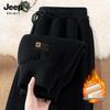 JEEP SPIRIT Men's Winter Fleece-Lined Joggers