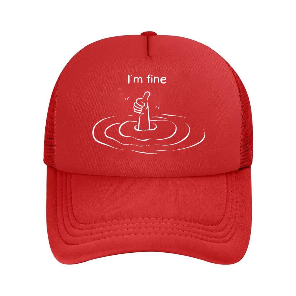 Im Fine Thumb Casual Mesh Baseball Cap Hip Hop