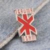 Cyberpunk 2077 Trauma Team Enamel Brooch: Emergency Medical Rescue Metal Lapel Pin