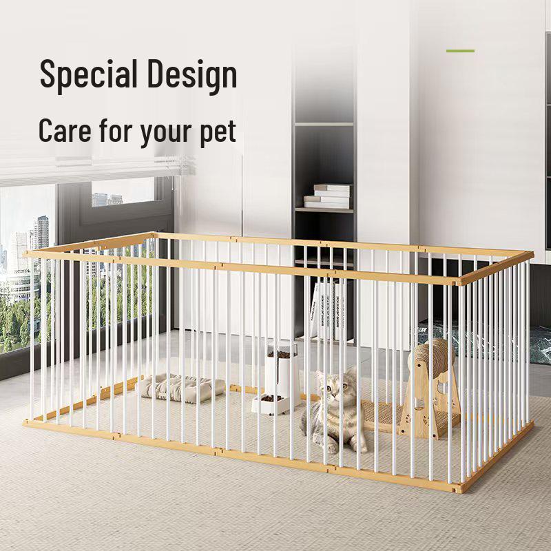 Easy Assembly Pet Fence: Adjustable Anti-Escape Dog & Cat Cage for Medium & Small Pets