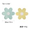 ins spring and summer explosion flower leather placemat thermal insulation waterproof oil-proof thermal insulation mat dining table mat petal coaster