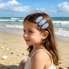 4 Piezas Pasadores para el Cabello de Niña Estampado a Cuadros Forma de Gota de Agua BB Clips Flequillo Cabello Lateral Pasadores Firmes Borde Metálico Resistente al Óxido Accesorios para el Cabello