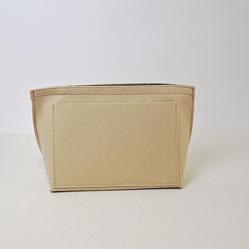 

Косметичка из фетра в форме пельменя с внутренней подкладкой для хранения и организации L 28*25*17cm