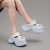 CH White Puppy New Summer Hole Shoes Platform Soft Sole Heightening Slippers