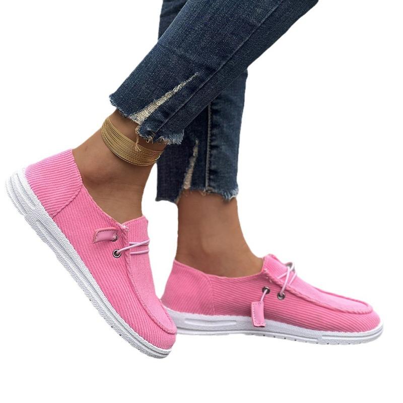 Large-sized Casual Single Shoes for Women, Flat Single Shoes