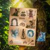 Forest Elf Theme Sticker Book 20 Sheets/Bag For Scrapbooking DIY Collage Material Background Decoration Journal Supplies
