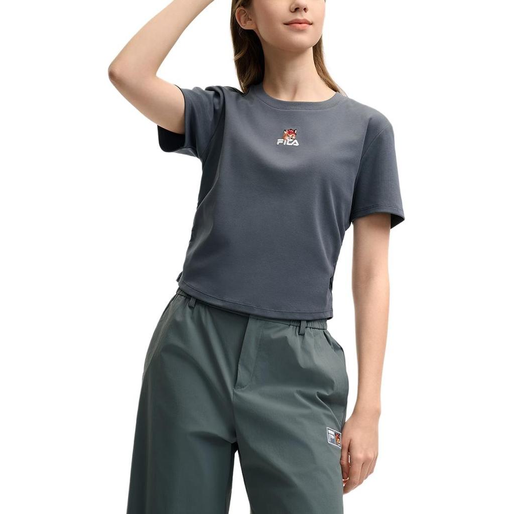 FILA Lifestyle T Shirt Women's Silent Gray F11W529120FDY